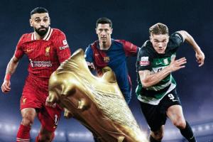 你追我赶！欧洲金靴排名：萨拉赫微弱优势领跑，约克雷斯追至第2