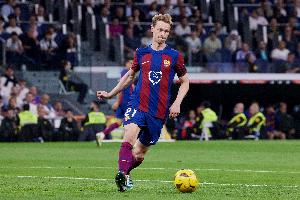 德容：国王杯决赛双方都有获胜机会，不会受到之前国家德比的影响