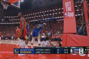 伊森上篮再进连得5分&火箭领先勇士30分！库巴二人仍然没得分！