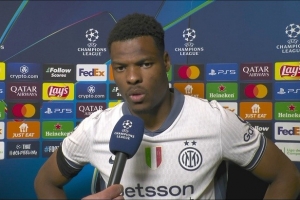 邓弗里斯：这次我们看到了真正的国米，我对打进两球感到满意