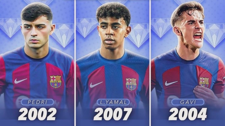 谁能想到！17岁亚马尔领衔巴萨超新星，抗衡天价银河战舰完全不虚