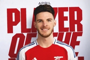 8场2球2助！赖斯当选阿森纳4月最佳球员