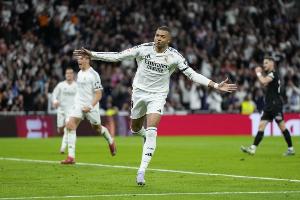 太强！姆巴佩加盟皇马首个赛季打进39球，队史首秀赛季进球最多