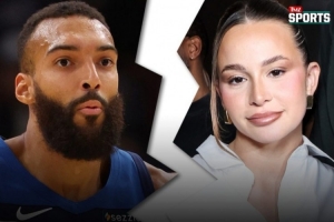 TMZ：戈贝尔在季后赛前夕与怀孕女友分手 并将她和儿子赶出家门