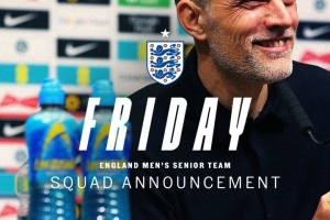 官方：图赫尔周五公布新一期英格兰大名单