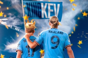 布丁连线已成绝响！哈兰德致谢德布劳内：感谢你所做的一切🩵