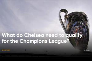 官方算分！切尔西官方列如何进欧冠：胜几乎确保，平负也还有希望