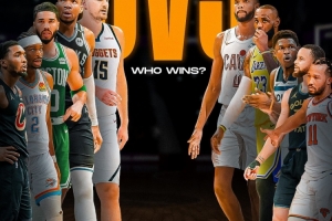 三位近年MVP领衔对决詹库！赛季最佳一阵VS二阵 谁能赢？