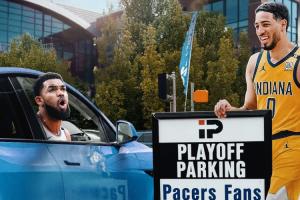 🥵印城球馆停车费：步行者球迷20刀💀尼克斯球迷100刀