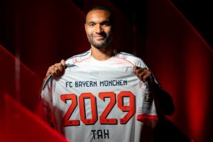 塔来了！官方：拜仁免签29岁药厂中后卫若纳坦-塔，签至2029年