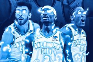 😤时隔13年！比肩旧三少！⚡️雷霆绅士横扫杀入总决赛！