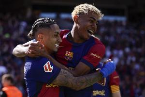 拉菲尼亚：上赛季不敢想跻身金球前十，希望金球得主是巴萨球员