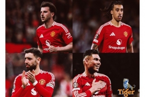 曼联五月队内最佳候选：芒特、约罗、B费、卡塞米罗