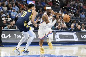 双方罚球对比：雷霆半场17中14&步行者13中11