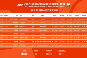 中甲本轮裁判：崔跃强执法重庆vs鲲城，单丹奥执法广州豹vs苏州