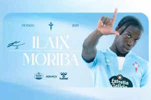 官方：塞尔塔买断莱比锡22岁中场莫里巴 据悉买断费600万欧