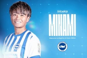 官方：布莱顿女足签下26岁日本国脚南萌华