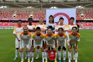 女超联赛第10轮，河南万仙山女足0:3山东体彩女足