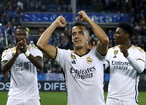 记者：今晚赛前发布会，巴斯克斯、迪亚斯和贡萨洛代表皇马发言