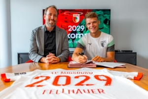 官方：奥格斯堡签下埃弗斯堡27岁中场费尔豪尔，双方签四年合同