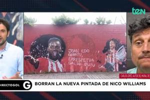 😨尼科壁画作者：第二次破坏可能是巴萨球迷干的，队徽都被涂了