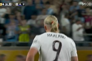 火速扳平！哈兰德抢点破门，阿克替补抢下第一点，曼城2-2平新月