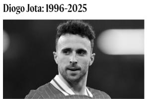 R.I.P.🕯利物浦讣告：对迪奥戈-若塔的不幸离世感到悲痛欲绝