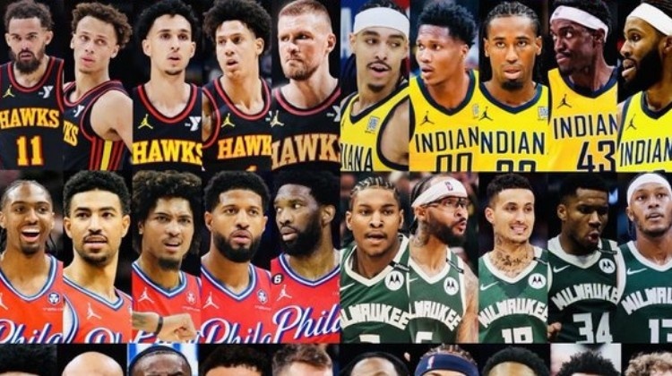 诸强争霸💪你看好哪一支？美媒晒下赛季东部各队预估首发