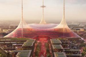 TA：曼联计划5-6年完成新球场建设，耗资20亿镑&可容纳10万人