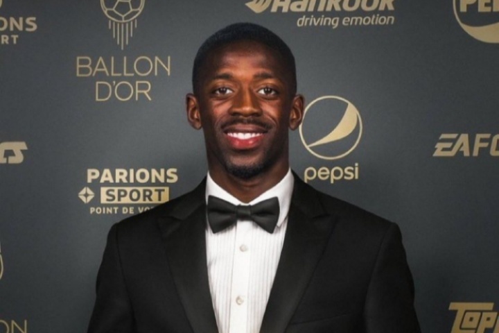 金球会有悬念吗？登贝莱赛季四冠王&35球15助，世俱杯决赛无表现