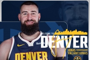 两年2040万美元！掘金官宣瓦兰斯丘纳斯加盟球队