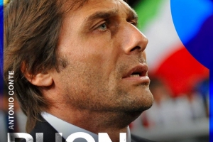 意大利国家队官方祝贺孔蒂56岁生日快乐，曾率队闯入欧洲杯8强