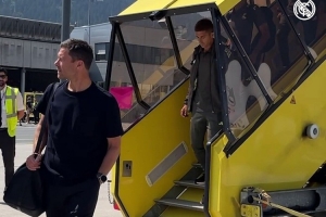 皇马官方社媒晒球队抵达奥地利视频，将在友谊赛中对阵蒂罗尔