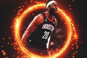 锋线蓝领！火箭官推晒图祝新援约什-奥科吉27岁生日快乐🎂