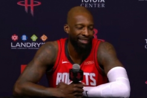 你和杜兰特在联盟快要20年了？杰夫-格林大喊天哪引记者欢呼