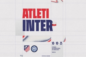 官方：马竞将在10月10日与国际米兰进行友谊赛