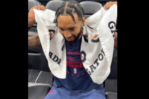 德里克-琼斯：我和科林斯绝对是联盟弹跳力最顶尖组合 这是事实