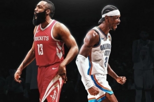 键盘侠|同样是擅造犯规的进攻杀器 但在季后赛巅峰哈登没SGA强？