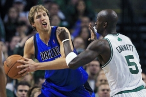 库班：诺维茨基早期对位KG几乎场均30+20 我们横扫了对手