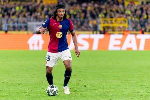 一进就是俩，孔德取得巴萨生涯欧冠首球，上次破门还效力塞维利亚