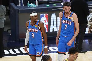 雷霆16连胜期间净胜对手333分 创NBA历史连续16场净胜纪录！