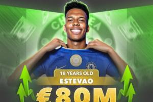 前途无量！埃斯特旺18岁身价8000万欧，同龄超内马尔、维尼修斯…
