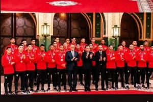 获得非洲杯亚军！摩洛哥国王接见国家队，迪亚斯社媒晒照致谢