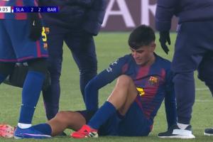 每体：佩德里抵达甘伯体育城接受检查，确认伤势严重程度