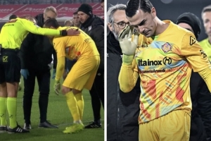 球迷投掷烟火制品炸对手门将，国米被罚款5万欧元+特别警告